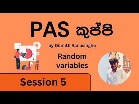 PAS kuppi session 5 - Random variable